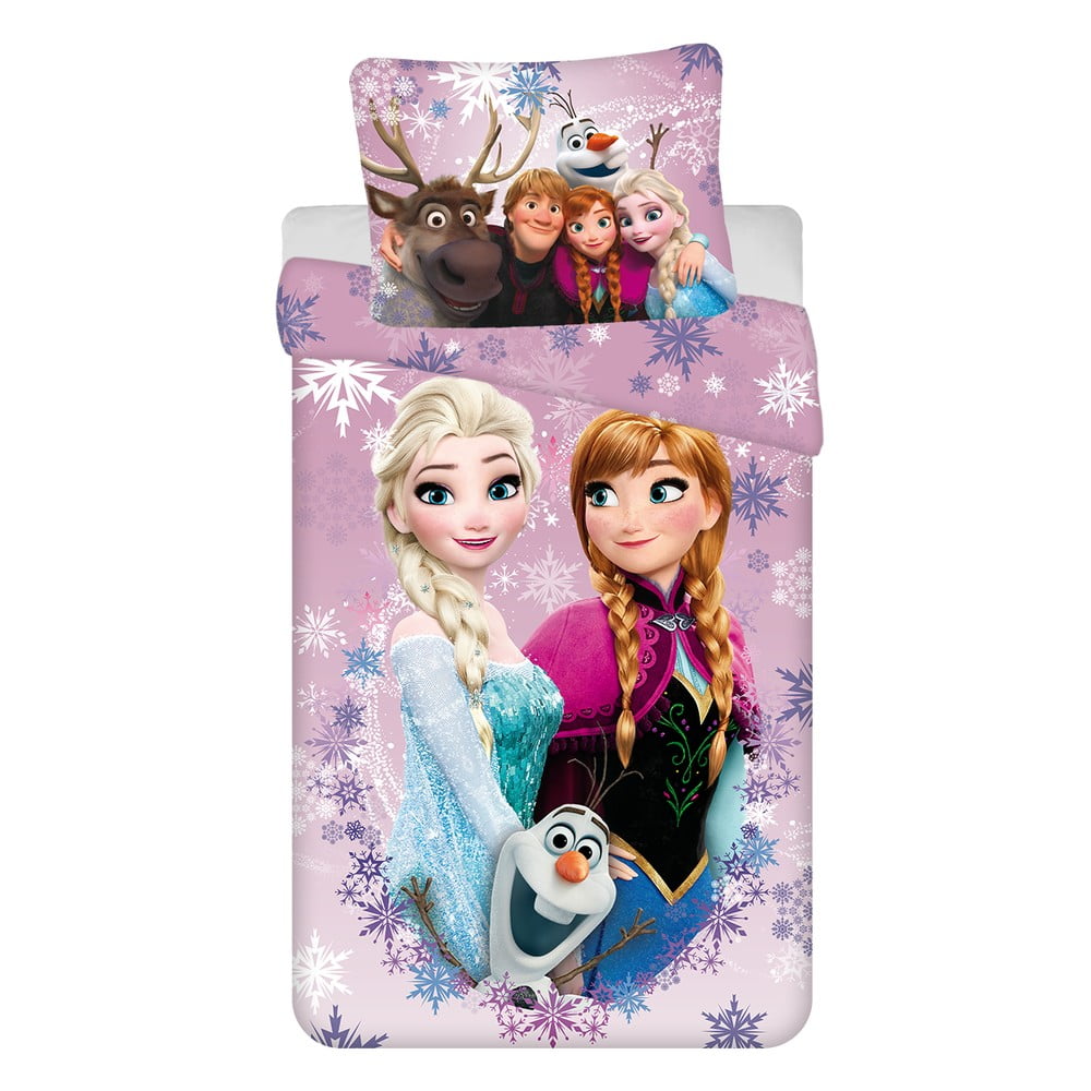 Jerry Fabrics Frozen dětské povlečení barevná/růžová 140x200