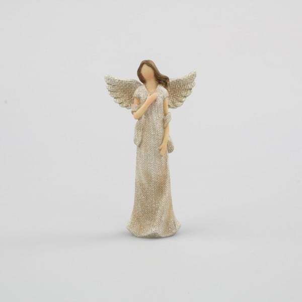 Dekorativní soška anděla s dlaní na hrudi Dakls
