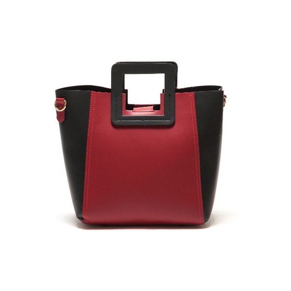 Kožená kabelka Carla Ferreri 3002 Rosso-image-1