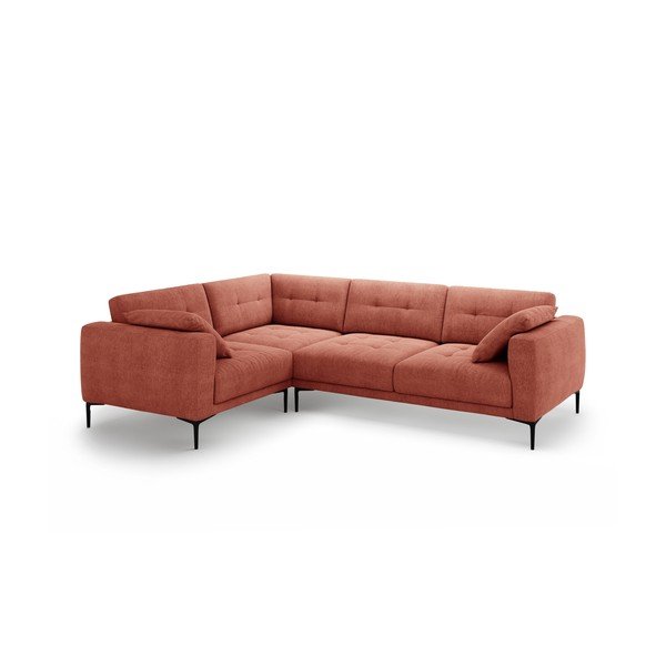 Rohová pohovka v cihlové barvě (levý roh/do L) Bemy – Micadoni 