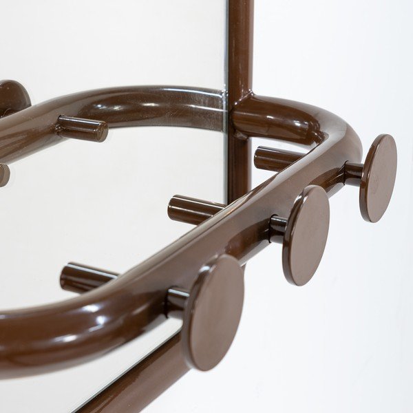 Tmavě hnědý kovový věšákový panel 35x60x11 cm Retro – Spinder Design-image-3