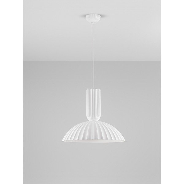 Bílé kamenné závěsné svítidlo ø 50 cm Ammos – Nova Luce-image-3