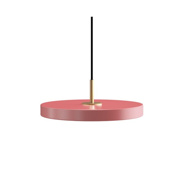 Růžové LED závěsné svítidlo s kovovým stínidlem ø 31 cm Asteria Mini – UMAGE