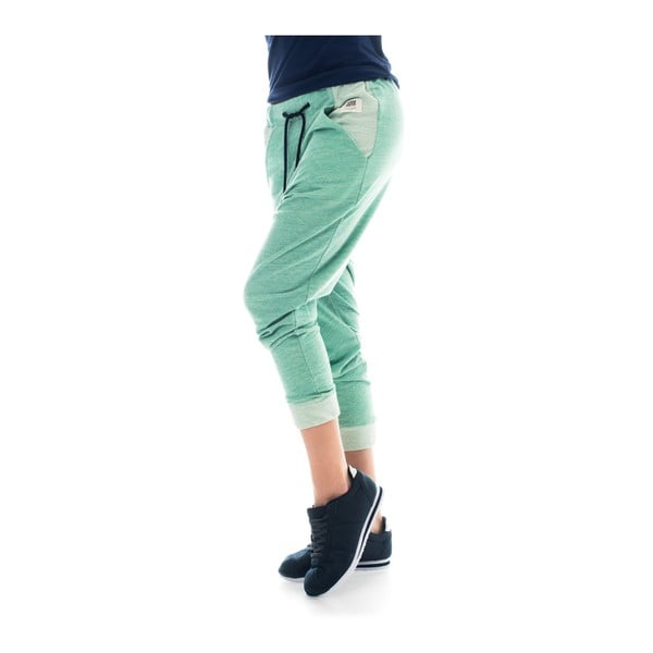 Zelené bavlněné tepláky Lull Loungewear Yonkers, vel. XS