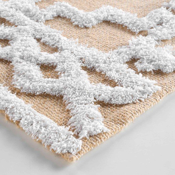 Béžový koberec s příměsí juty 60x90 cm Medine – douceur d'intérieur-image-3