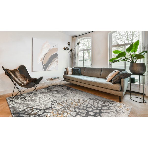 Šedý/taupe koberec 200x280 cm Folgen – FD-image-2