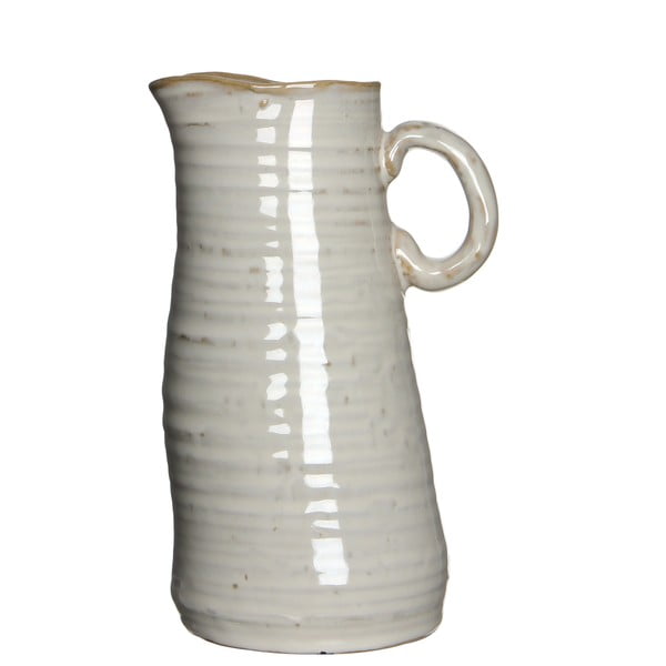 Keramická váza/džbán June Cream, 20 cm