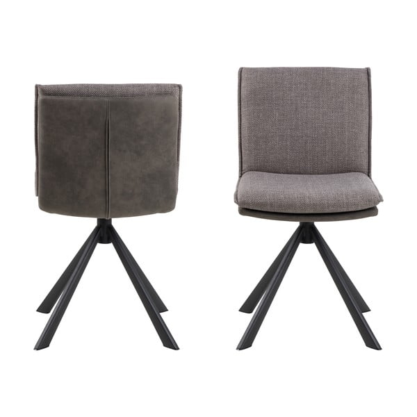 Šedá jídelní židle Flynn – Actona-image-3