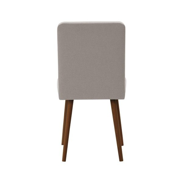 Šedohnědá židle s tmavě hnědými nohami z bukového dřeva Ted Lapidus Maison Fragrance-image-1