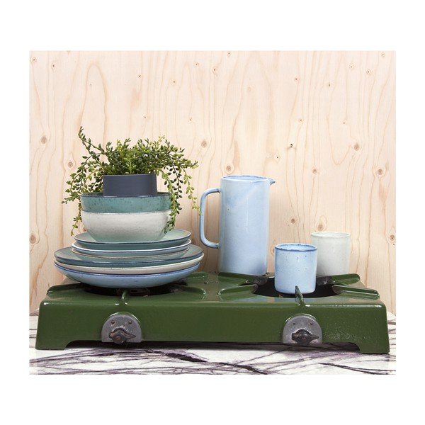 Taliř Present Time Terracota White & Blue -image-2
