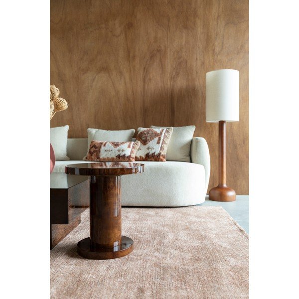 Kulatý odkládací stolek v dekoru ořechu ø 46 cm Quinn – Dutchbone-image-3