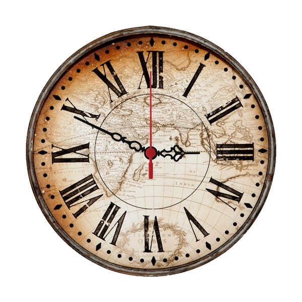 Nástěnné hodiny Around The World, 30 cm