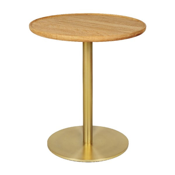 Odkládací stolek s deskou z dubového dřeva Askala Softy