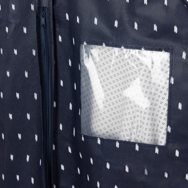Tmavě modrý závěsný obal na oblečení Compactor Kasuri Range, délka 137 cm-image-3