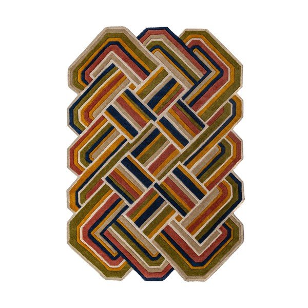 Ručně tkaný vlněný koberec 140x200 cm Lattice Shaped  – Flair Rugs