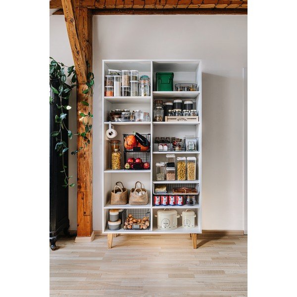 Černý úložný košík iDesign Vienna, 23,8 x 18,4 cm-image-2