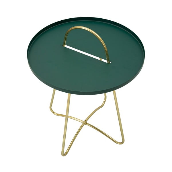 Kovový kulatý odkládací stolek ø 45 cm Grent – Mauro Ferretti-image-3