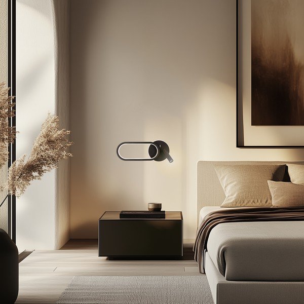 Černé LED nástěnné svítidlo Monet – Candellux Lighting-image-3