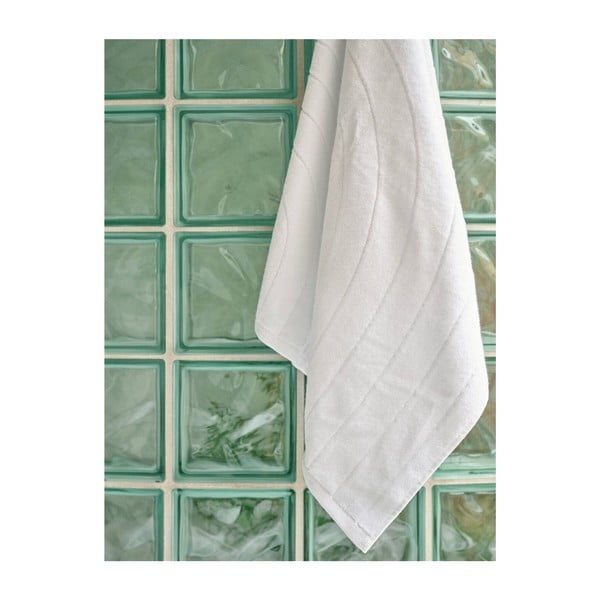 Světle šedý froté bavlněný ručník 50x100 cm Time – Zone-image-3