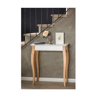 Bílý konzolový odkládací stolek Ragaba Console, délka 65 cm