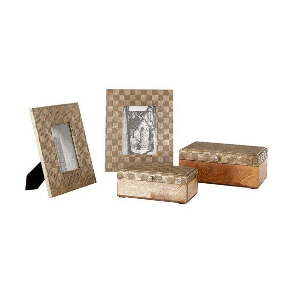 Dřevěný rámeček ve zlaté barvě 23x28 cm Bowerbird – Premier Housewares-image-3
