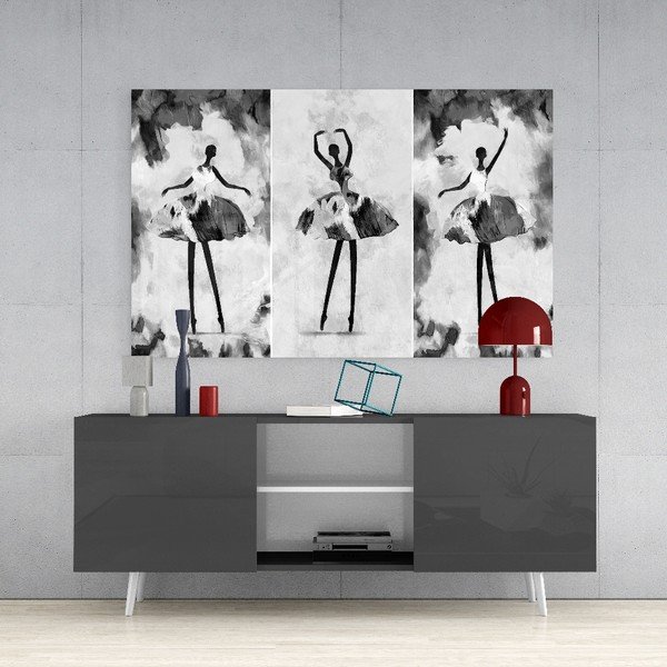 Skleněný obraz Insigne Three Dancers-image-1