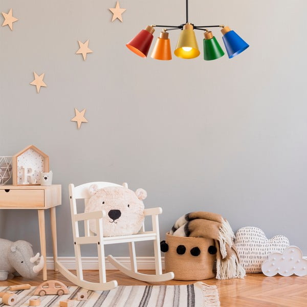 Závěsné svítidlo s kovovým stínidlem ø 58 cm Manavgat – Opviq lights-image-1