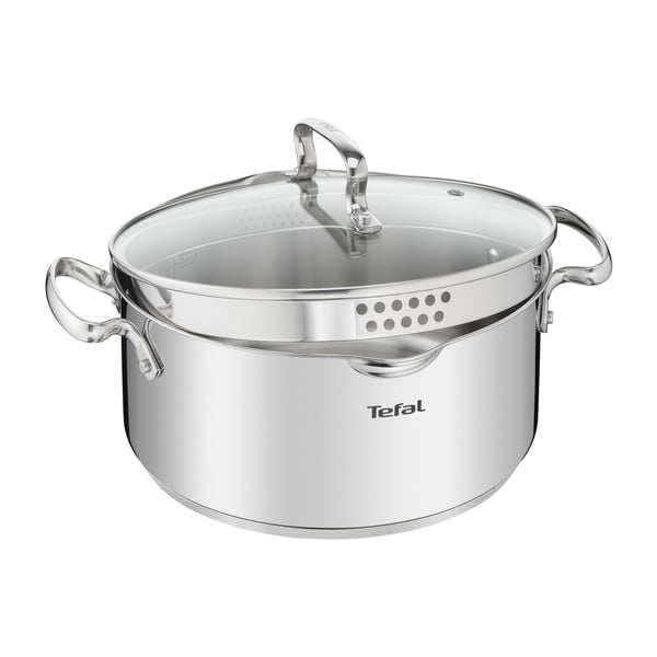 Nerezový hrnec s pokličkou na indukci 5 l Duetto+ – Tefal-image-3