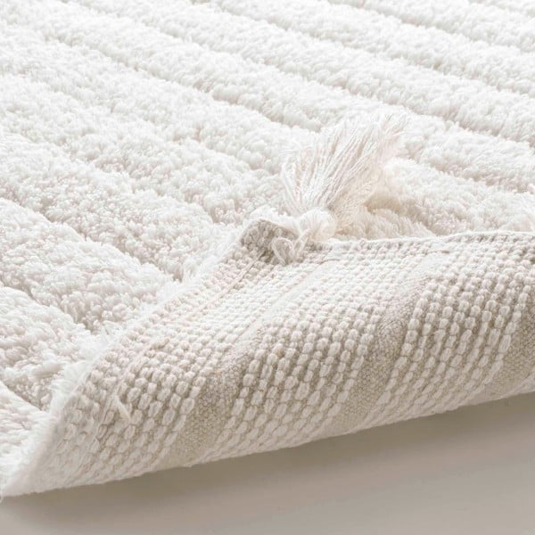 Bílá koupelnová předložka 50x80 cm Minatis – douceur d'intérieur-image-3