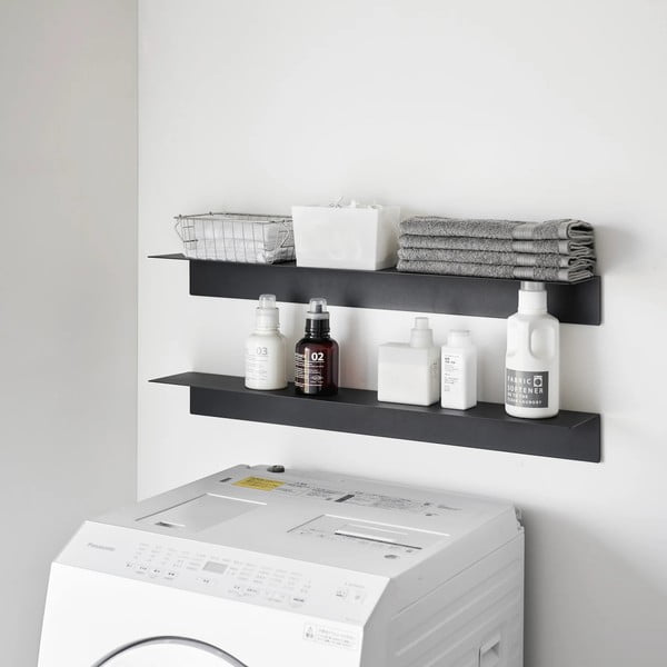 Černá kovová police 90 cm – YAMAZAKI-image-3