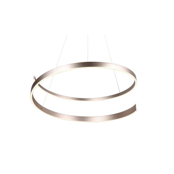 Šedé LED závěsné svítidlo s hlasovým ovládáním/s ovládáním pomocí mobilní aplikace s kovovým stínidlem ø 75 cm Cinardi – CINQUE-image-4