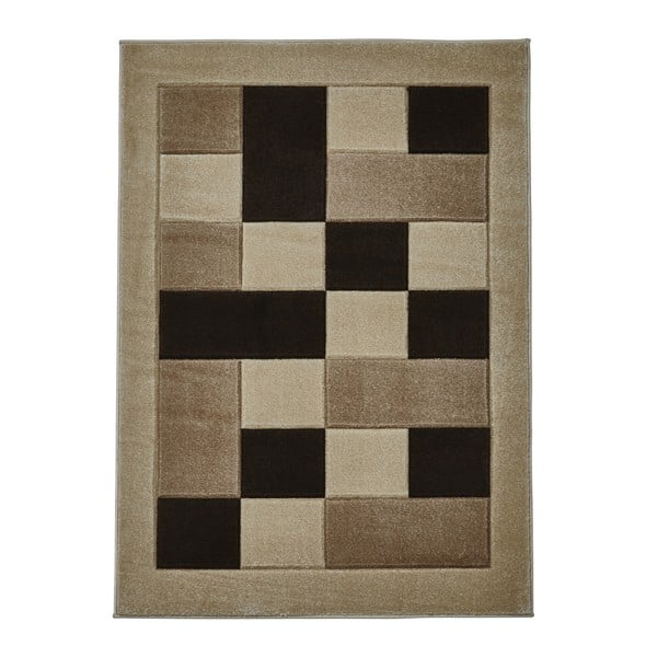 Béžový koberec Think Rugs Matrix, 60 x 120 cm