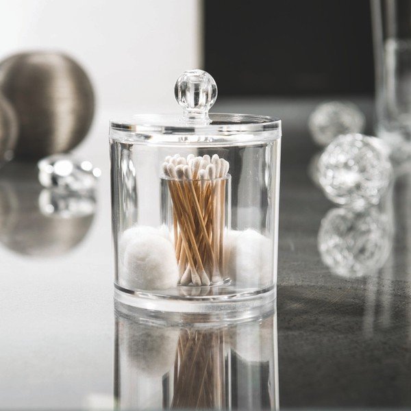 Kosmetický organizér na vatové tamponky Compactor, výška 11 cm-image-1