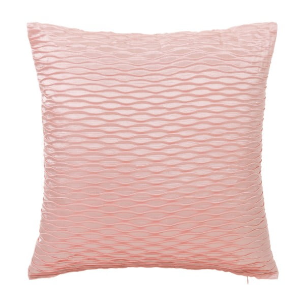 Růžový polštář Unimasa Waves, 45 x 45 cm