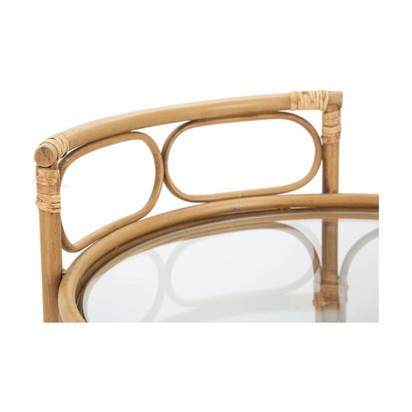 Kovový servírovací stolek na kolečkách ø 51 cm Panama – Mauro Ferretti-image-4