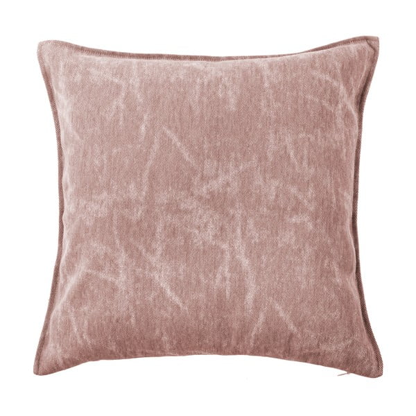 Růžový dekorativní polštář Tiseco Home Studio Chester, 44 x 44 cm