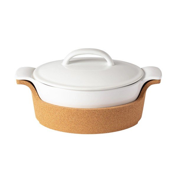 Bílá/hnědá mísa z kameniny Ensemble – Casafina