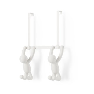 Bílý plastový věšák na dveře 22 cm Buddy – Umbra