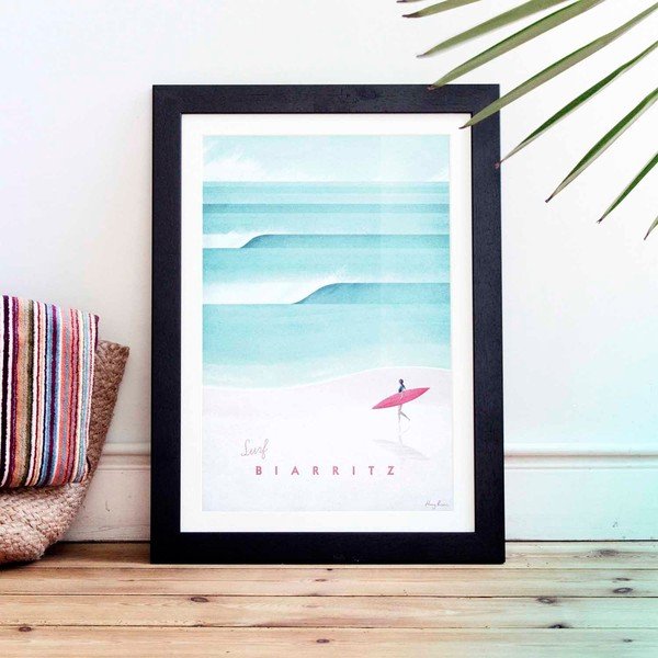 Plakát Travelposter Biarritz, A2-image-1