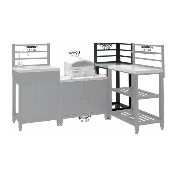 Modul venkovní kuchyně Torino 3 – Cattara-image-3