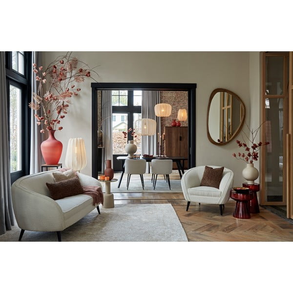 Nástěnné zrcadlo s dřevěným rámem 120x80 cm Sonora – Light & Living-image-3