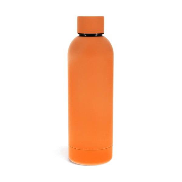 Oranžová cestovní nerezová lahev 500 ml – Rex London