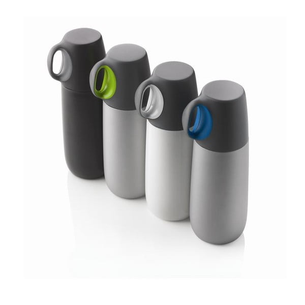 Bílá termoska s hrníčkem XD Design Bopp, 600 ml-image-2