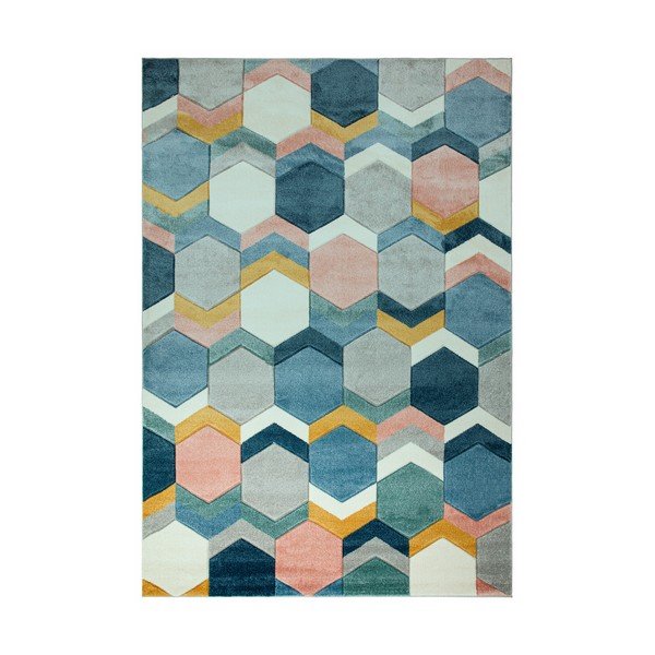 Koberec Asiatic Carpets Hexagon Multi, 200 x 290 cm