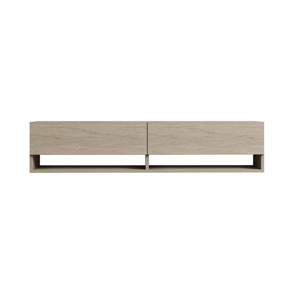 Béžový TV stolek 141x31x30 cm Arges – Kalune Design