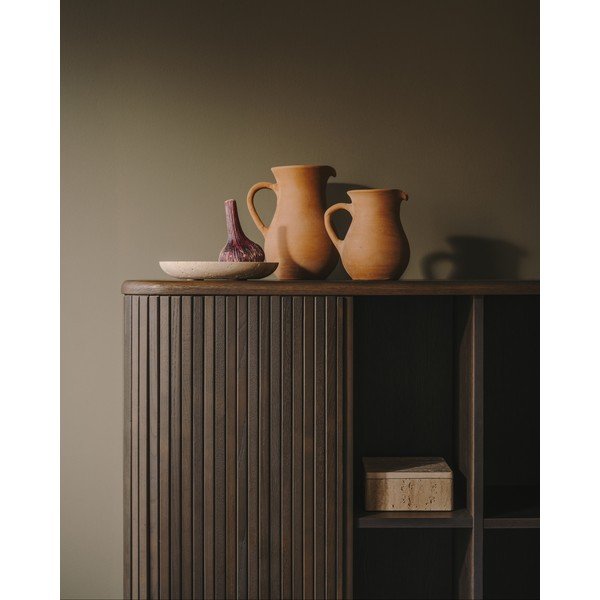 Oranžová terakotová váza Mercia – Kave Home-image-1