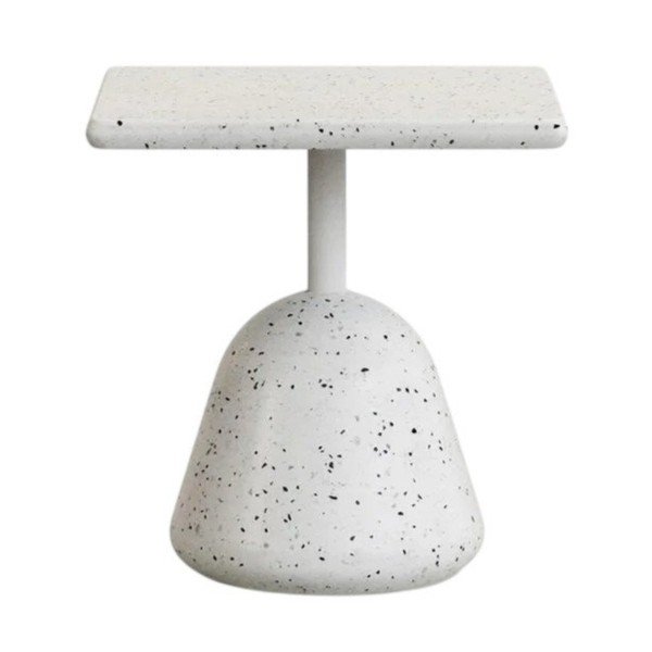 Zahradní konferenční stolek s terrazzo deskou 44x44 cm Saura – Kave Home