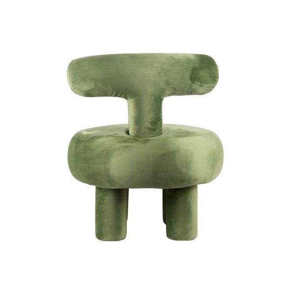 Světle zelené sametové křeslo Abrazo – Leitmotiv-image-3