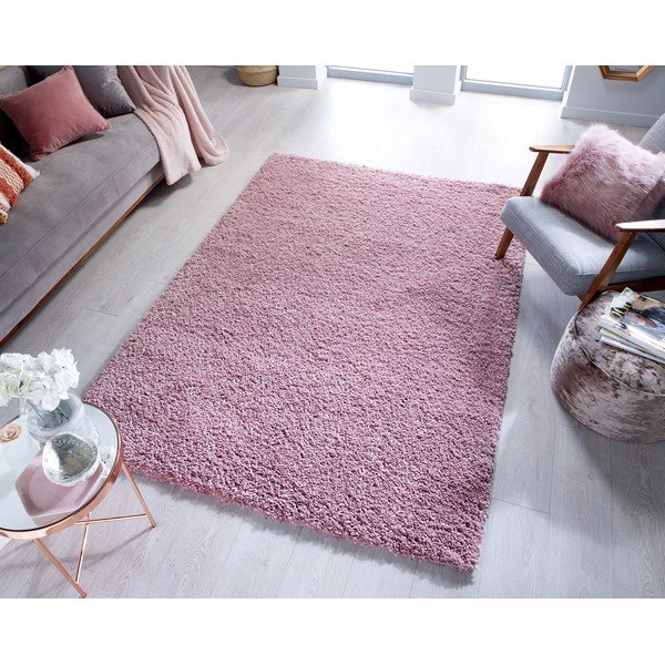 Tmavě růžový koberec Flair Rugs Sparks, 60 x 110 cm-image-4