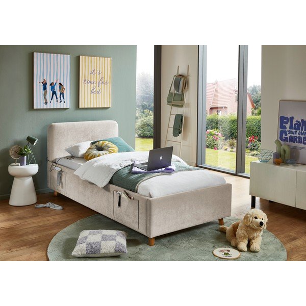 Béžová dětská postel bez roštu 90x200 cm Cosy – Meise Möbel-image-1